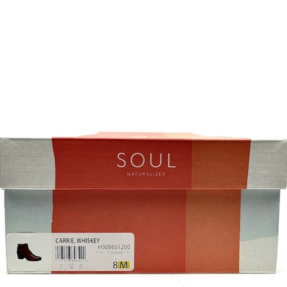New Soul Naturalizer Carrie Ankle Bootie, Wiskey, 8 - Picture 12 of 12
